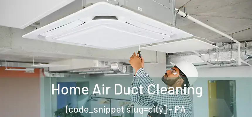  Home Air Duct Cleaning (code_snippet slug=city] - PA